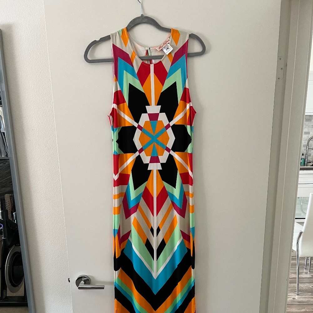 Mara Hoffman Tropical Geometric Maxi Dress